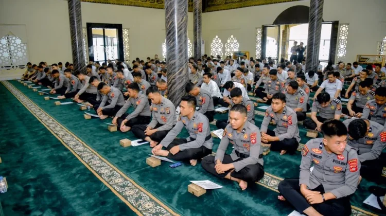 Polda Gorontalo Perkuat Integritas Personel lewat Pembinaan Rohani dan Mental