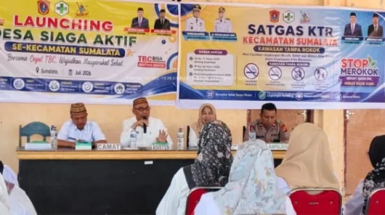 Pemkab Gorut Luncurkan Desa Siaga Aktif TBC dan Satgas KTR