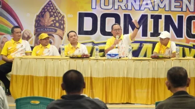 Bupati Gorut Buka Turnamen Domino Cup III, Dorong Prestasi Atlet