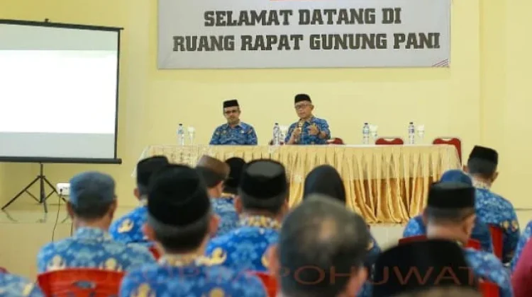 Wabup Pohuwato Tekankan Disiplin dan Optimalisasi PAD Daerah