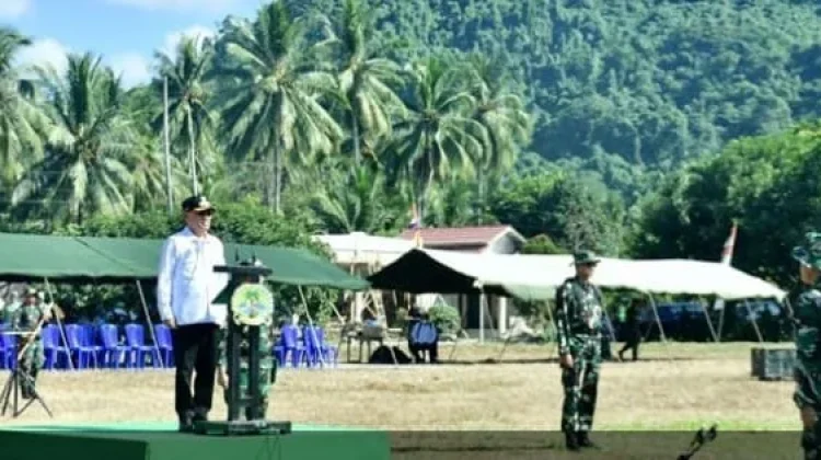Bupati Pohuwato Buka Pelaksanaan TMMD Ke-129 di Taluditi
