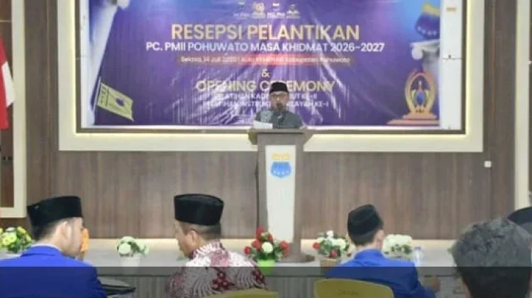 Bupati Pohuwato Hadiri Pelantikan Pengurus PMII 2026–2027