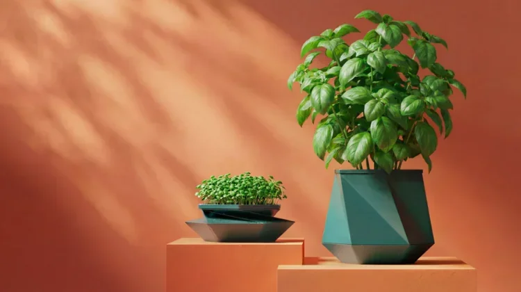 Helix, ketika Desain Origami Diterapkan pada Pot Tanaman