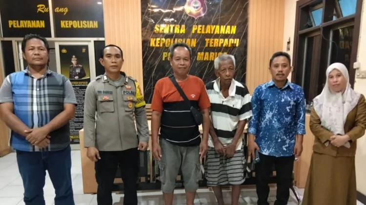 Sempat Terpisah, Polsek Marisa Antar Lansia Asal Dumbo Raya Kembali ke Keluarga