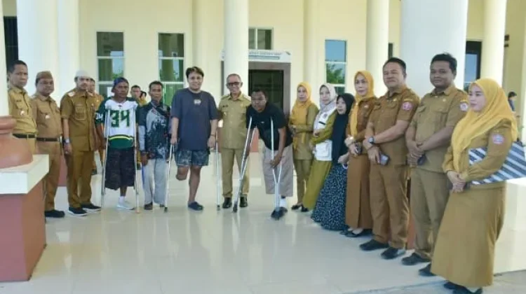 Lima Penyandang Disabilitas Pohuwato Ikuti Program Kaki Palsu