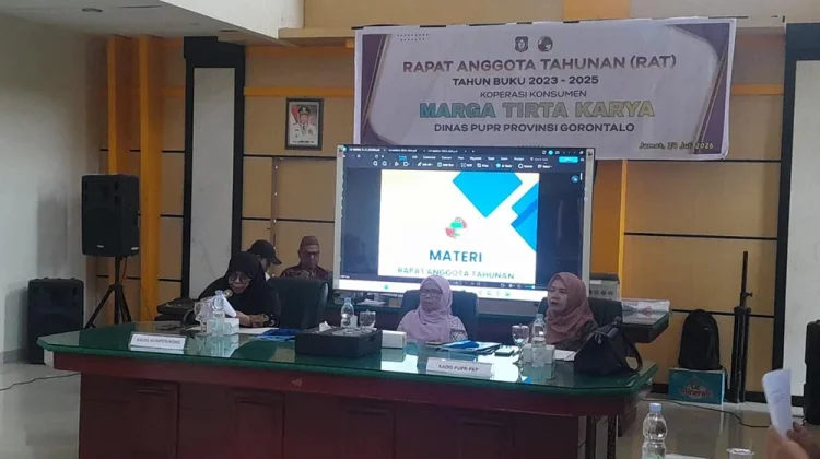 Dinas Kumperindag Apresiasi Koperasi Marga Tirta Karya yang Melaksanakan RAT