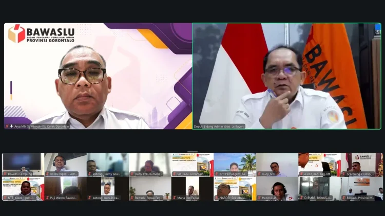 Bawaslu Gorontalo Siapkan Tindak Lanjut Penataan Pegawai DPK