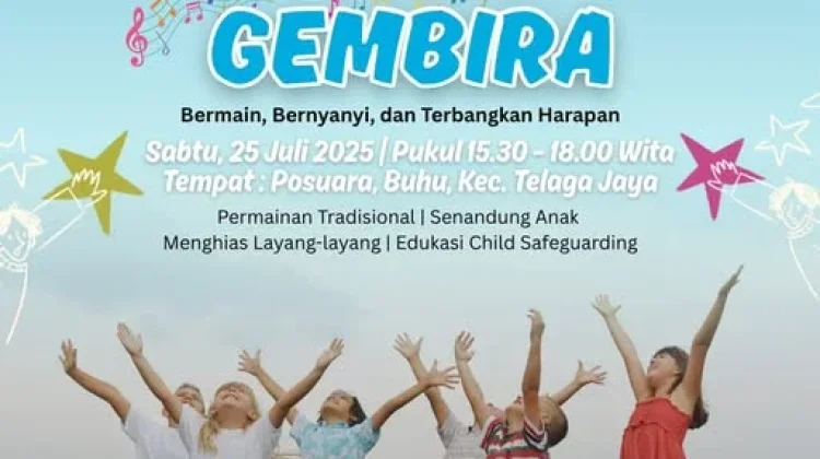Jaga Masa Depan Anak, Pesta Anak Gembira Edukasi lewat Permainan dan Musik