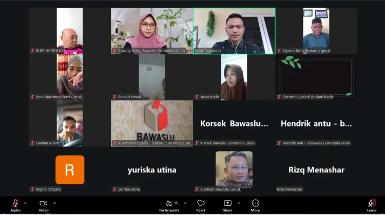 Bawaslu Gorut Perkuat Pengelolaan JDIH Secara Terpadu