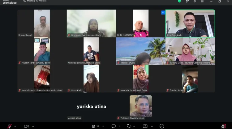 Bawaslu Gorut Bahas Pengelolaan Jaringan Dokumentasi dan Informasi Hukum