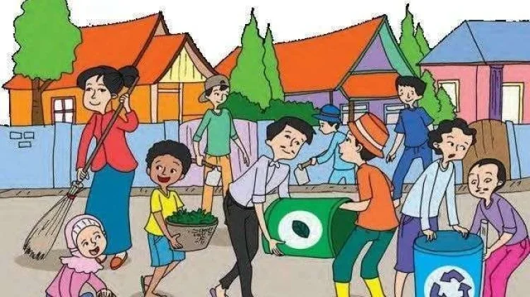 Gotong Royong Tetap Dijaga, Desa Tinelo Bangun Kepedulian Warga Lewat Kerja Bakti