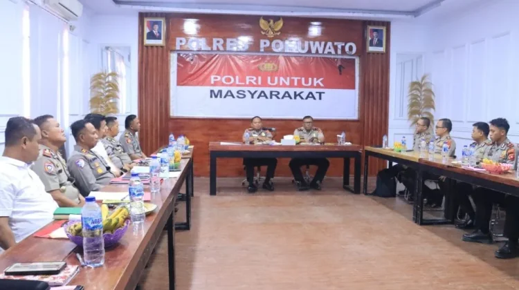 Polres Pohuwato Evaluasi Gangguan Kamtibmas Semester I 2026