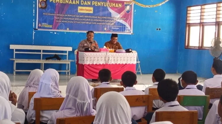 Polres Boalemo Edukasi Pelajar Cegah Bullying dan Kenakalan Remaja