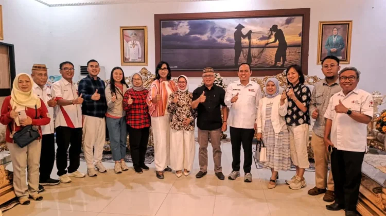 Bupati Sofyan Sambut Pengurus dan Peserta Rakernis Regional V PMI