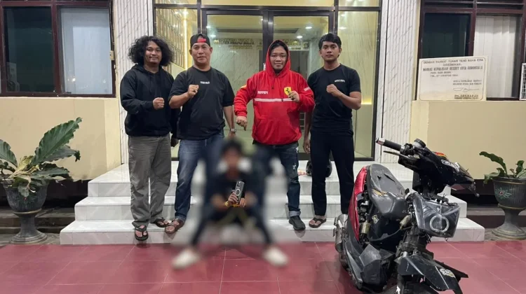 Polresta Gorontalo Kota Tangkap Pelaku Curanmor di Batudaa Pantai