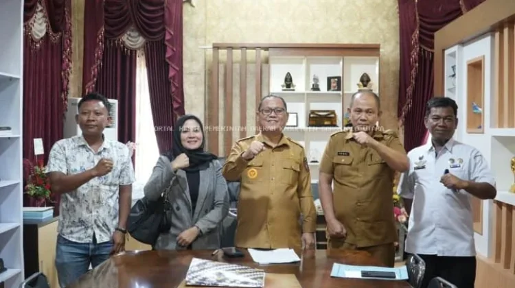 Bupati Gorut Bahas Pembangunan Kampung Nelayan Merah Putih