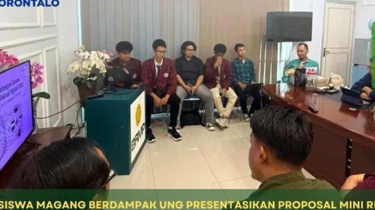 Mahasiswa UNG Presentasikan Mini Riset di BRMP Gorontalo