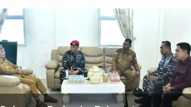 Bupati Pohuwato Terima Kunjungan Silaturahmi Danlanal Gorontalo
