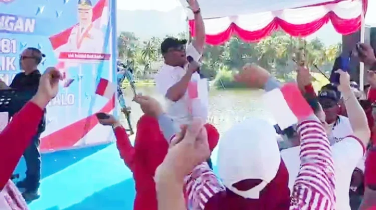 Lagu Perjuangan Warnai Pencanangan HUT Ke-81 Proklamasi Kemerdekaan Indonesia