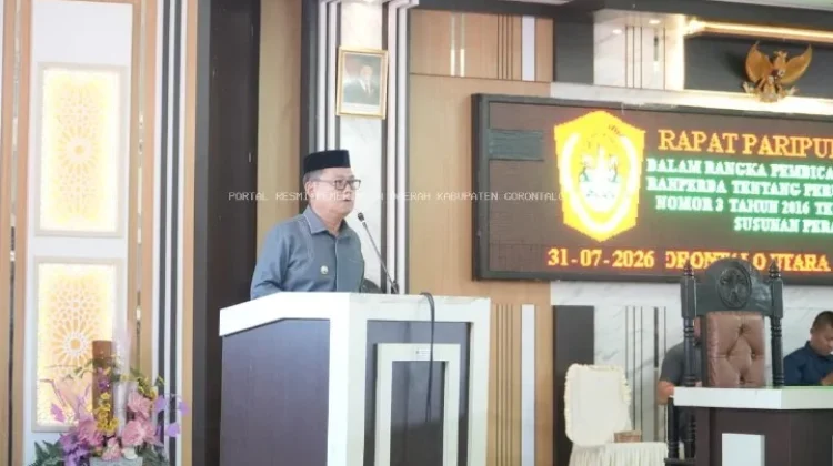 DPRD Gorut Setujui Ranperda Penataan Perangkat Daerah