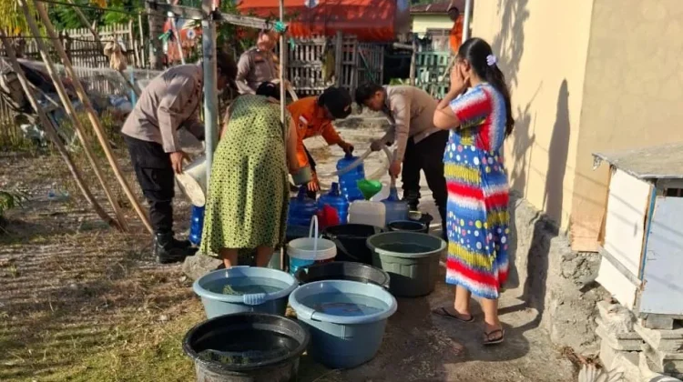 60.000 Liter Air Bersih untuk Warga Terdampak Kekeringan di Bone Pantai
