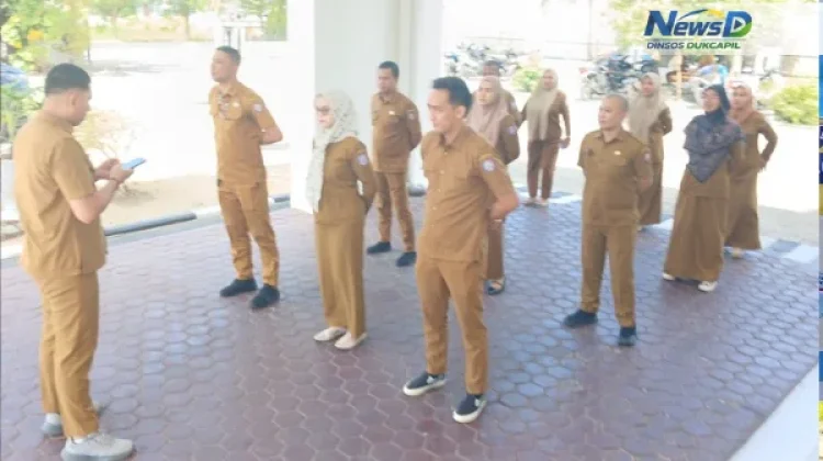Dinsosdukcapil Berlatih Keras untuk Ramaikan HUT ke-81 Proklamasi Kemerdekaan