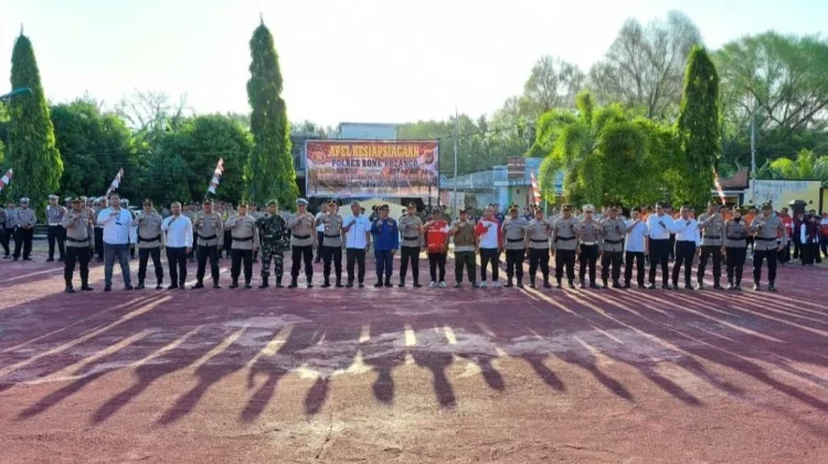 Polres Bone Bolango Siagakan Personel Hadapi Ancaman Karhutla
