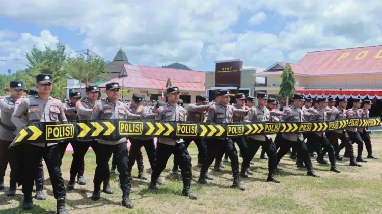 Jaga Kamtibmas, Polres Boalemo Asah Kemampuan Pengendalian Massa