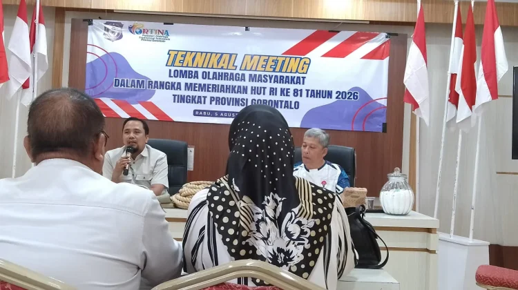 Diskumperindag Gorontalo Siap Semarakkan Lomba Olahraga Tradisional