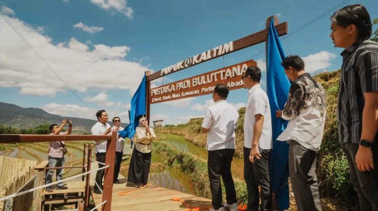 Pupuk Kaltim Resmikan Kampung Sawah Abadi untuk Destinasi Agroeduwisata