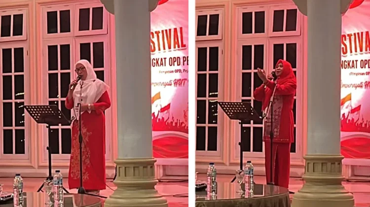 Semarak peringatan Hari Ulang Tahun (HUT) ke-81 Kemerdekaan Indonesia di Pemerintah