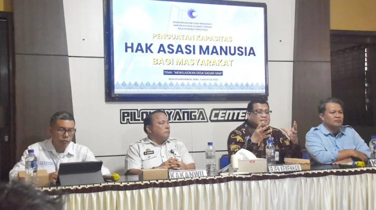 Wujudkan Desa Sadar HAM, Irjen KemenHAM Perkuat Kapasitas Masyarakat Pilohayanga