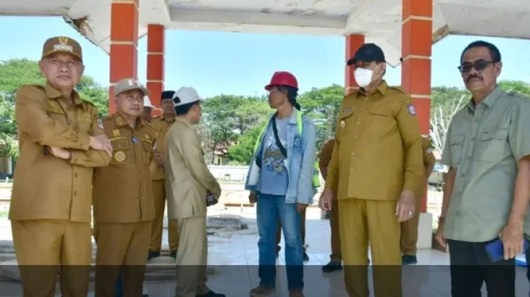 Gubernur Tinjau Pembangunan Kantor Bupati Pohuwato