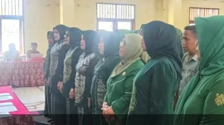 Bunda PAUD Pohuwato Kukuhkan Pengurus Pokja dan Kecamatan