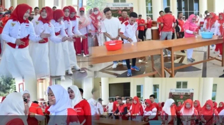 Bupati Pohuwato Buka Lomba Antar OPD Semarakkan HUT ke-81 RI