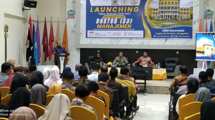 UBM Gorontalo Batasi 10 Mahasiswa di Angkatan Pertama S3 Manajemen