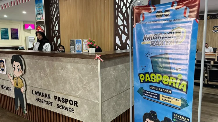 Menyambut HUT RI, Pasporia Imigrasi Gorontalo Buka Layanan Paspor di Hari Libur