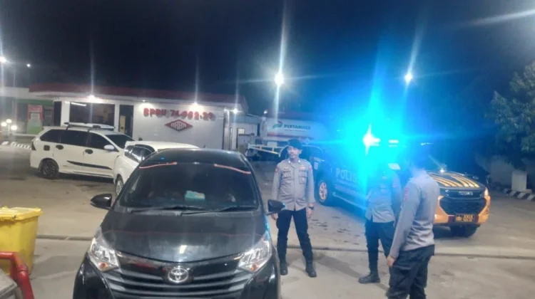 Patroli Malam Samapta Polres Pohuwato Sasar Pusat Aktivitas Warga