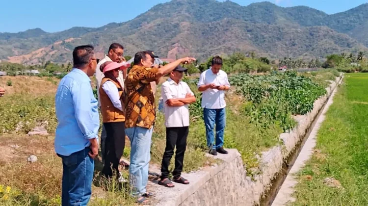 Komisi III Deprov Gorontalo Tinjau Irigasi Persawahan di Oluhuta