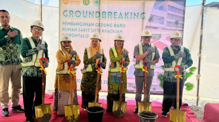 Groundbreaking Gedung Baru, RS Sitti Khadijah Gorontalo Siap Naik Kelas