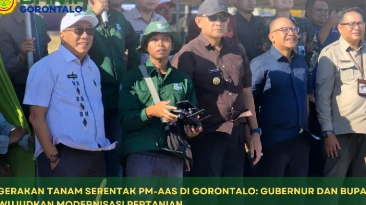 Gerakan Tanam Serentak PM-AAS di Gorontalo: Gubernur dan Bupati Komit Wujudkan Mode