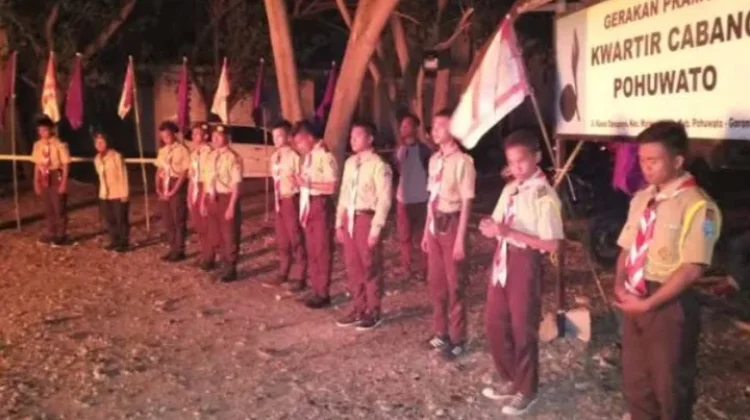Kemah Prasiaga Pohuwato Jadi Bekal Pendidikan Karakter Anak
