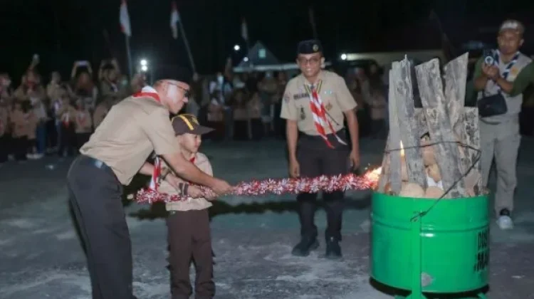 Kemah Prasiaga Pohuwato 2026 Resmi Berakhir, Diikuti 13 Kecamatan