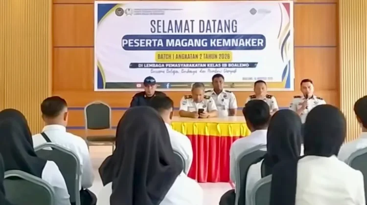 Lapas Boalemo Sambut Peserta Magang Kemnaker Batch 1