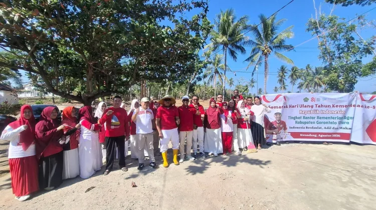 Kemenag Gorontalo Utara Canangkan Rangkaian Kegiatan Peringatan HUT ke-81 RI