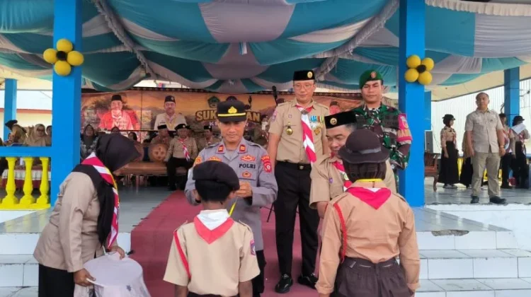 Ribuan Pelajar di Paguyaman Ikut Kemah Budaya, Polsek Beri Rasa Aman