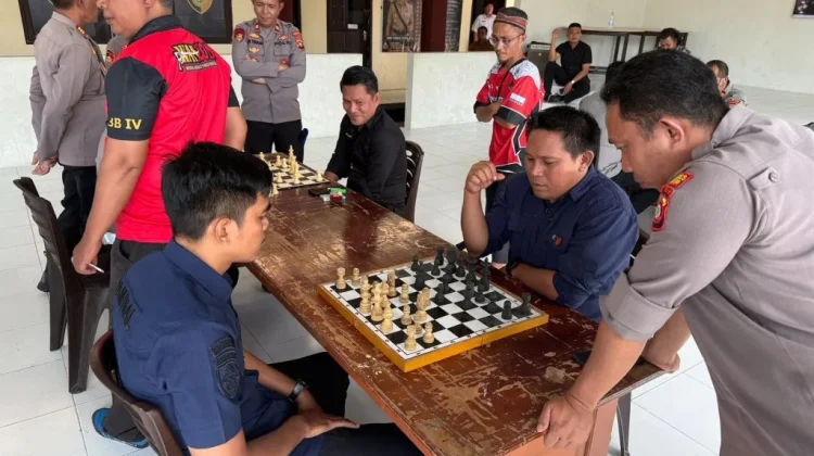 Turnamen Catur Polres Boalemo Asah Strategi dan Soliditas Personel