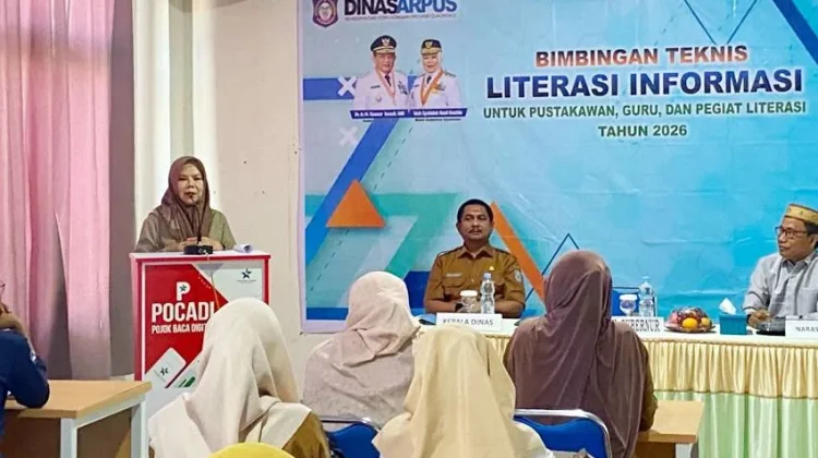 Hadapi Banjir Informasi, Dinas Arpus Provinsi Perkuat Kompetensi Penggerak Liter