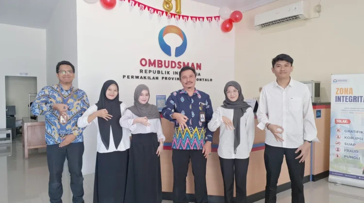 Empat Peserta Magang Kemnaker Mulai Berkiprah di Ombudsman Gorontalo