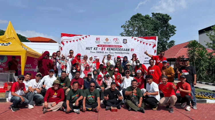Diskumperindag Juarai Lomba Olahraga Tradisional
